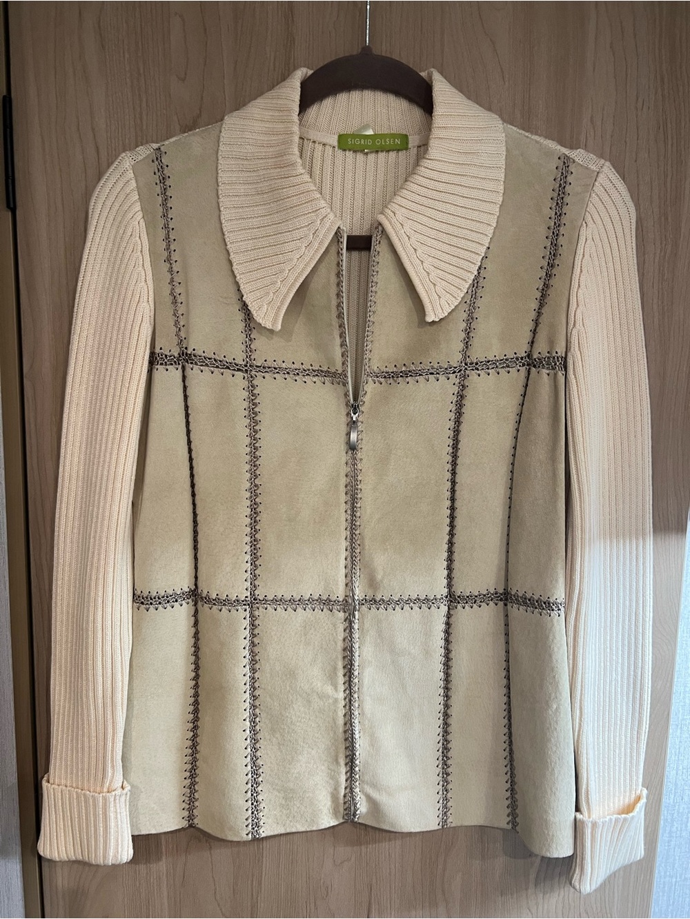 Sigrid Olsen Suede Sweater